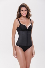 Top Quality Latex Waist Trainer Steel Bones Body Shapers Cincher Women Rubber Waist Training Corsets underbust Slimming Belt
