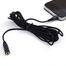 Free Shipping!10ft 3.5mm Headphone Stereo Audio Female to Male Extension Cable Cord For Mp4 3