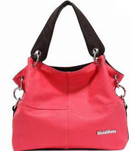 2015 Fashion Item Women Handbag PU Leather bags women messenger bag Splice grafting Vintage women bag