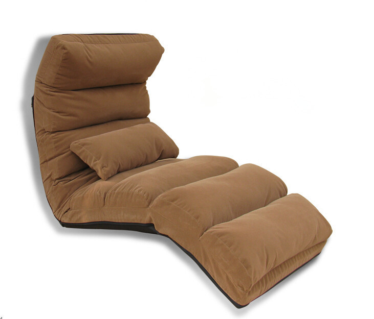 Japanese Living Room Furniture 5 Colors Floor Seating Adjustable Foldable Upholstered Gaming