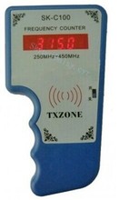 Free Shipping Wireless Frequency Counter SKC100 250-450Mhz Frequency Remote Tester