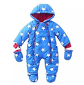 new 2016 winter clothes baby romper warm clothing newborn baby overall baby boy girl jumpsuit 6