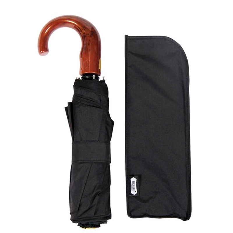 Genuine Parachase Folding Umbrella Brand Business Men Automatic Umbrella Rain Windproof Curved Handle Prasols For Adult