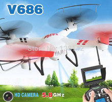 WLtoys V686 V686G (FPV Version) 4CH professional drone Quadcopter with HD Camera RTF 2.4GHz Real Time Transmission Headless Mode