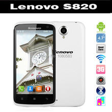 Original 4 7 Lenovo S820 cell Phones Andorid 4 2 Quad Core smartphone 13MP camera mobile