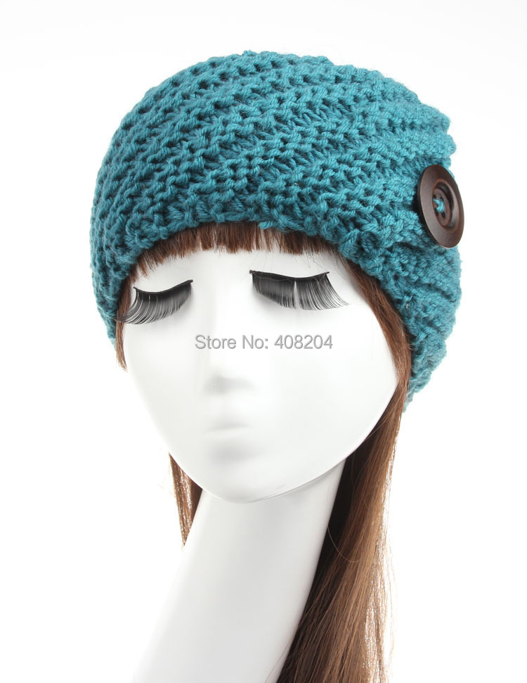 diademas tejidas a crochet anchas