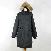 DHL shipping free 2015 Brand New Womens Goose Down Jacket Winter Warm kensington parka X-Long Style Coat Big MENS Raccoon fur
