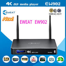 Android TV Box Eweat EW902 1GB / 8GB 3D 4K Network HDD Media Player HDMI in & Out USB3.0 DTS-HD Kodi Ethernet H.265 3D BDMV/ ISO