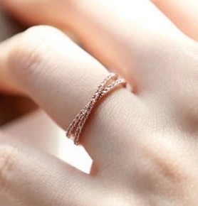 2015 new Korean jewelry imitation diamond ring unique personality and delicate women wholesale free shipping
