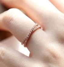 2015 new Korean jewelry imitation diamond ring unique personality and delicate women wholesale  free shipping