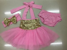 Blush Pink Gold Glitter Sparkle Tulle Dress,Baby’s 1st Birthday Princess Dress,Flower Girl Dress,Pink and Gold Sequin TuTu Dress