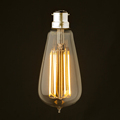 6W B22 Bayonet Base ST64 LED Long Filament Bulb 220 240V Decorative Lamps Dimmable
