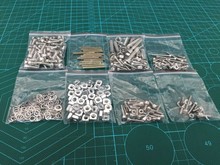 k800 3D printer complete set screws, includes all parts needed to screw nut washer