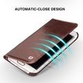 For Samsung Galaxy s6 s6 edge s6 edge plus case Qialino Real Leather Flip Wallet Ultra