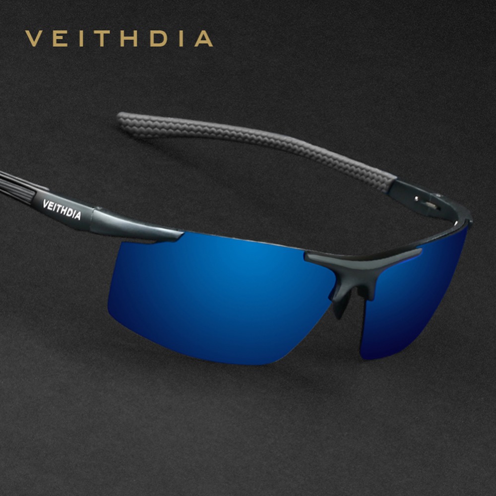 Veithdia Aluminum Magnesium Happy Freedom Sunglasses Polarized Sports Men Sunglass Male Accessories Oculos De Sol Feminino