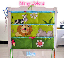Promotion! Kitty Mickey 62*52 Kids Baby Toy Hanging Bag Organizer Storage Bag Large Size,baby bedding set