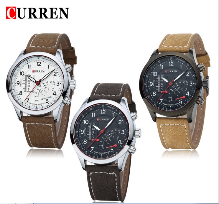 2015 CURREN 8152 Men s Quartz Watches Top Brand Luxury Men Wristwatches Men Military Leather Relogio