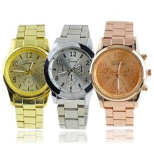 2015 nuevos hombres relojes de marca negocios cuarzo mira los relojes vestido de women & men acero lleno de pulsera