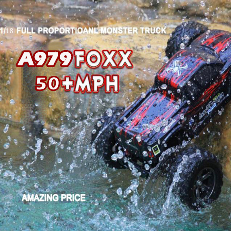 free shipping # Wltoys A979 2.4G 4CH 4WD RC Car High Speed Stunt Racing Car Remote Control Super Power Off-Road Vehicle
