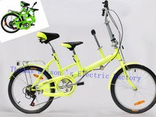22 Inch Foldable Bicycle Folding Bike mother and child bicycle picture car lightweight folding parent-child car double bike