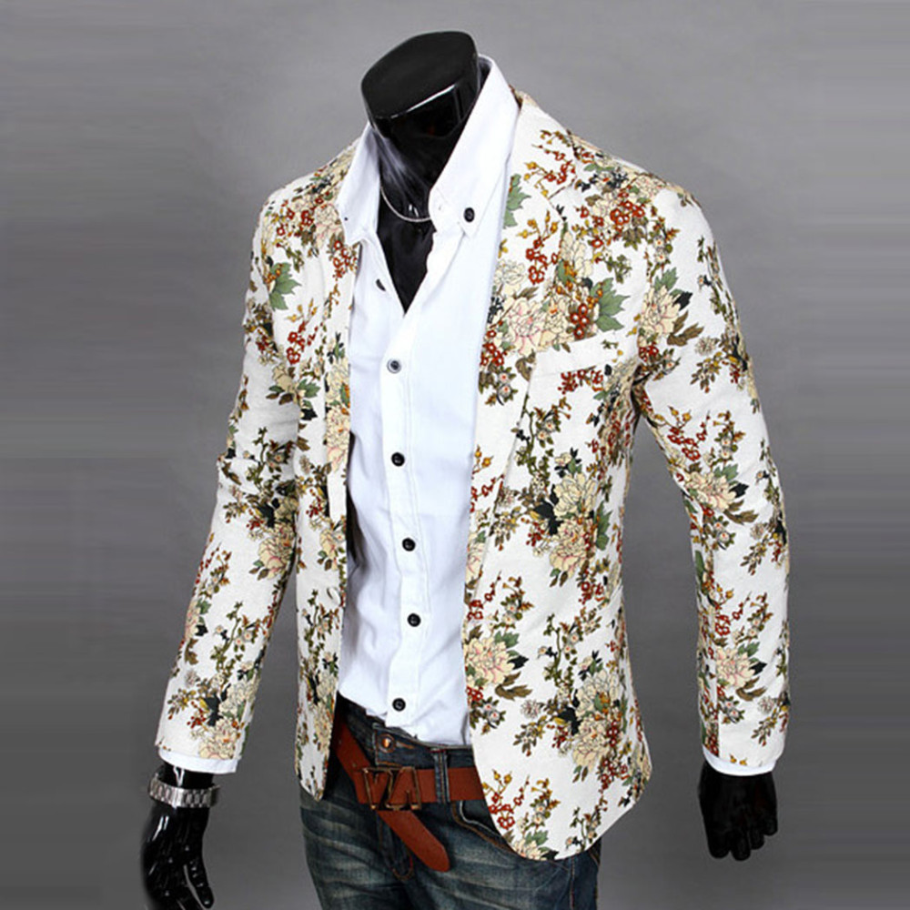 2019 wholesale mens floral suit blazer jacket coat slim mens suit jacket size chart
