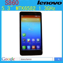 Lenovo S860 cell phones 5 3 inch IPS HD Screen 3G MTK6582 Quad Core Android 4