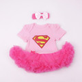 Christmas Baby Girl Romper 2pcs Sets Tutu Romper Dress Jumpersuit headband Halloween Party Birthday Superhero Elsa