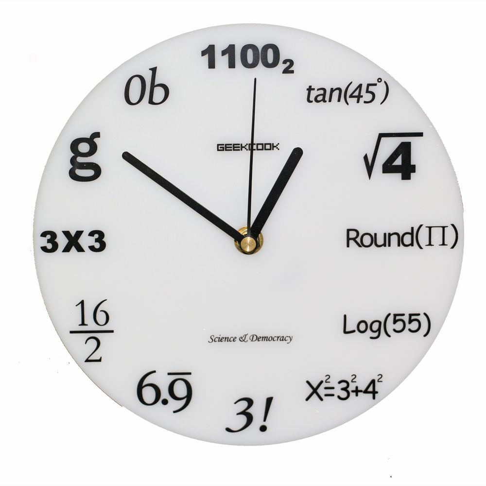 worksheet Clock Math popular clocks math buy cheap lots from china 2017 fashion acrylic wall clock modern design novelty maths equation horloge art watch relogio