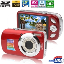 A620 Red, 5.0 Mega Pixels 5X Zoom Digital Camera with 3.0 inch TFT LCD Screen, Support SD Card , Max pixels: 16 Mega pixels