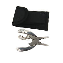 High Quality Portable Multi Function Folding Pocket Tools Plier Knife Keychain Screwdriver