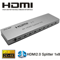 VOXLINK 1X8 HDMI 2 0 splitter 4K 3D 1 In 8 Out HDMI Switcher Splitter Video
