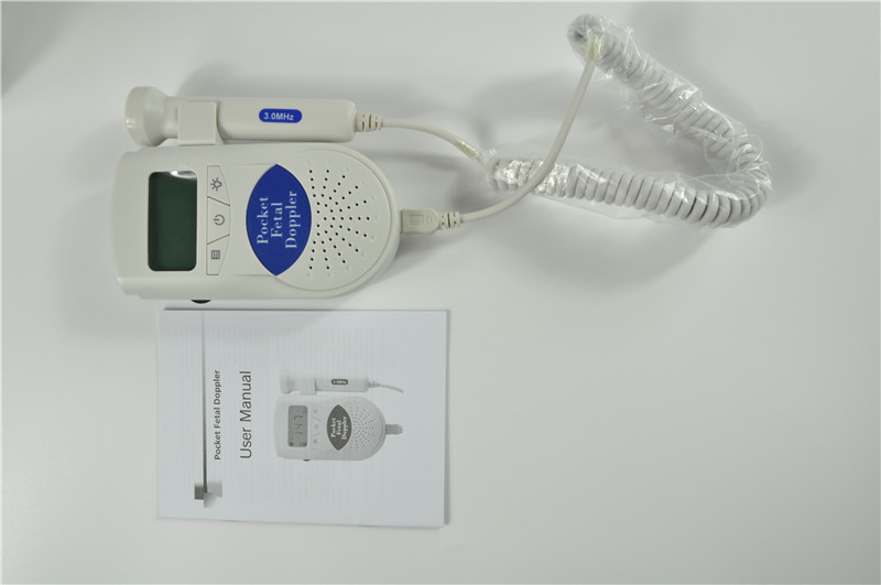 CE FDA certified angel sounds fetal doppler pocket Ultrasound fetal doppler portable baby heart rate monitor free shipping (2)