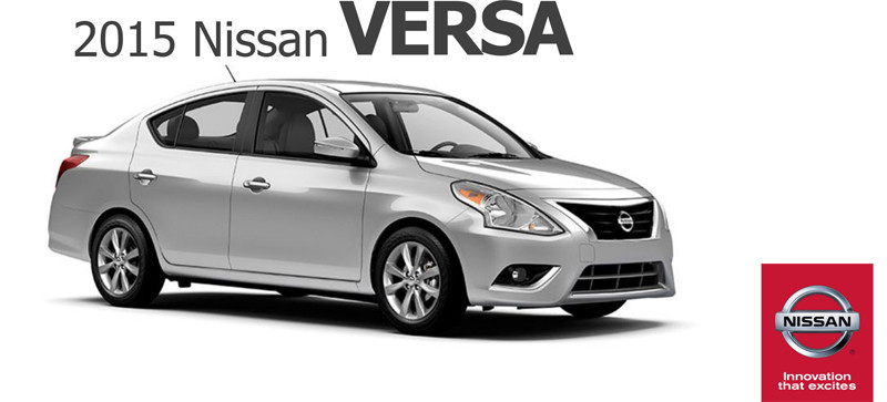 Nissan Versa Sedan 2015 -15 