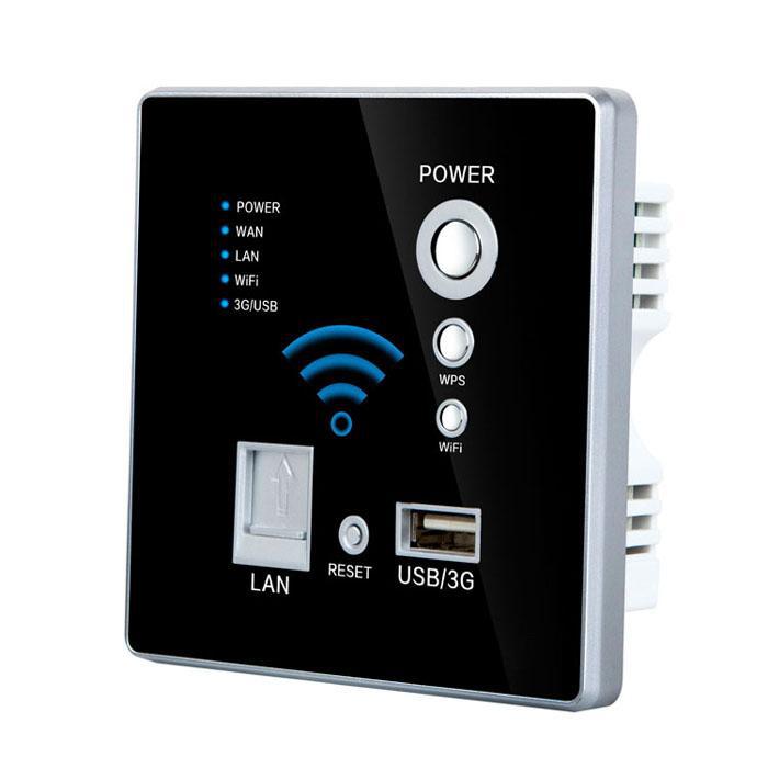 free shipping best price Black color wifi Socket Wall Outlet Power Outlet socketin