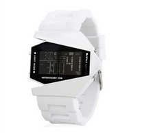 Brigor luxury Brand men s watch Student Digital clock Silicone watch Led luminous sport Aircraft Watches