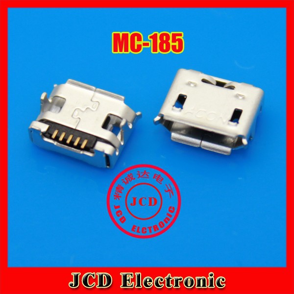 500CPS/lot for 5 pin horn U181,ACON 7.2MM horn USB charging port,data port,USB Jack socket connector