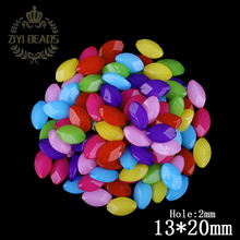 Jelly Color Cut Faceted Long Straight Hole Acrylic Beads 50pcs/Lot Wholesale Mixed Indian Flat Bead For Kid DIY Jewelry Making