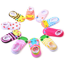 5 Pairs Baby Cartoon Boat Socks Cotton Socks Non-slip Floor Toddler Socks Boy Girl Casual Winter Infant Slippers Children Socks