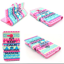 Phone bags for sony xperia sp Case Fashion Painted Colorful leather Cover for sony xperia sp