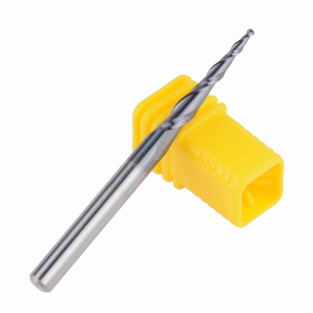 2021 Tapered Ball Nose End Mill Solid Carbide Coated Cnc Milling Cutter