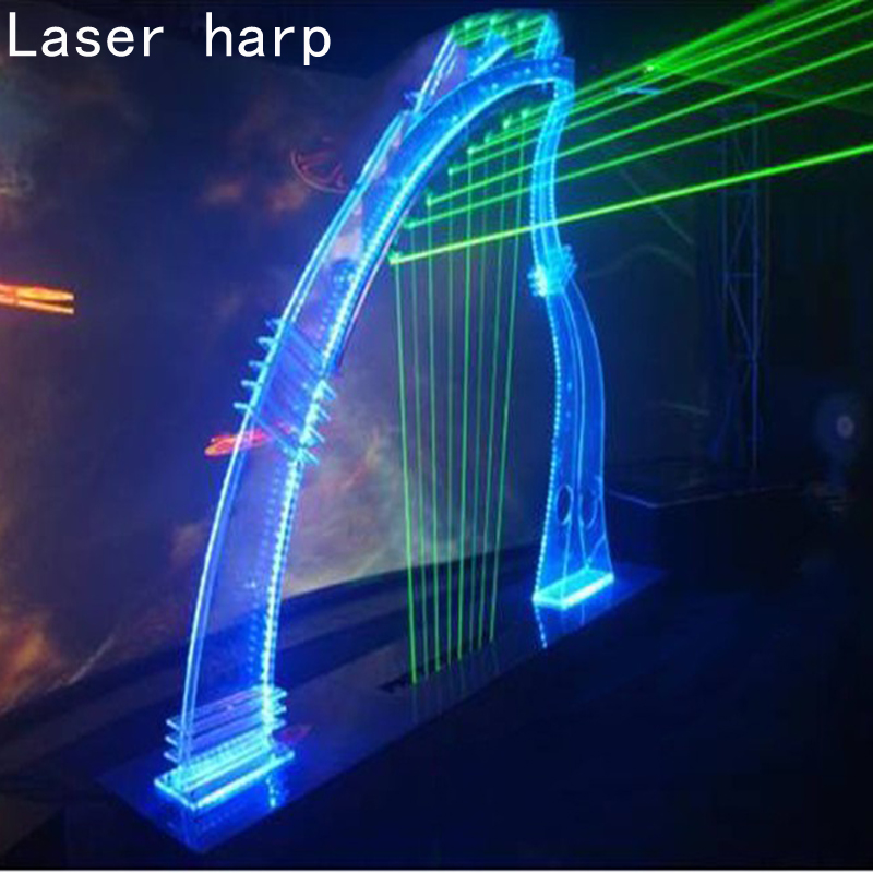 Reality Room Escape props laser harp with music sound unlock game free shipping