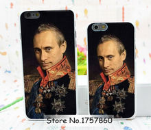 1pcs Mr Putin hard white Case for iphone6 (4.7inch) and iphone6 plus(5.5inch) Retail