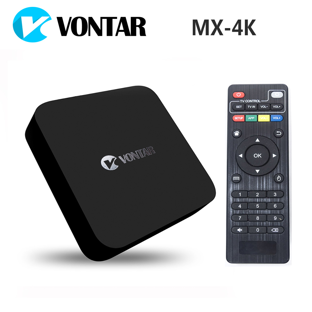 Newest Android 5.1 OS VONTAR MX 4K Rockchip RK3229 Android TV Box 4Kx2K HDMI2.0 1GB/8GB 2.4G Wifi KODI OTA MX-4K Smart TV Box