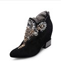 2014 New Genuine Leather Women Boots Fashion Ladies Knee High Boots