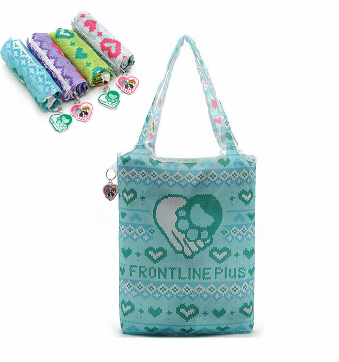 Folding-Polyester-cloth-Storage-Bag-cute-women-shopping-bag-Large ...