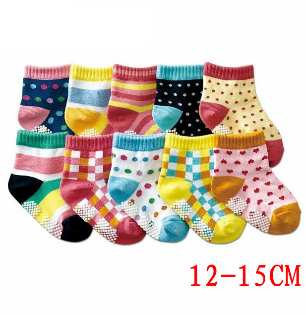 12pairs lot Kids Socks Baby New Born Boy Girl Casual Winter Meias Infantil Baby Slippers Anti