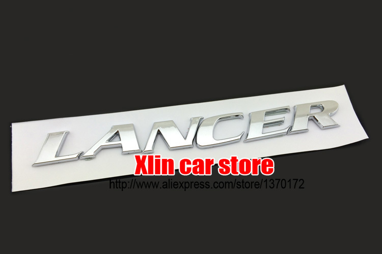 2015 Newest 3D Mitsubishi LANCER Logo Chrome ABS Car