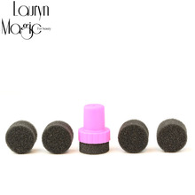 1 Set DIY Nail Art Design Stamping 1 Stamper + 4 Changeable Sponge Shade Transfer