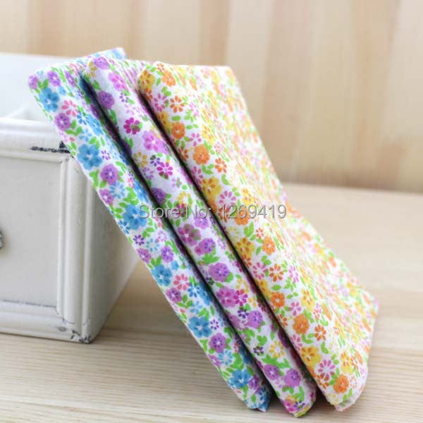 150*50cm 3COlor Floret Printed Cotton Fabric Tissue By Meter To Sewing Telas DIY Patchwork Tilda Quilting Bedding Textile Tecido