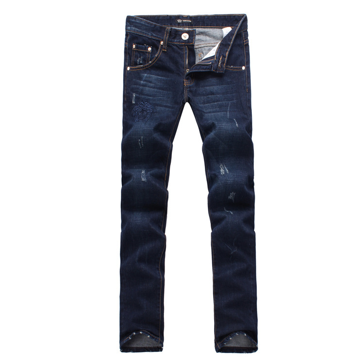 Italy Famous Brand New Fashion Jeans Men Casual Slim skinny Straight Cotton Men denim  holes pants  Size 28-36  jeans for men